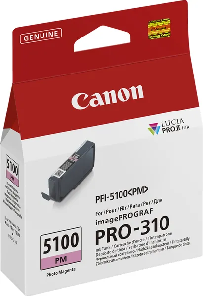 Canon PFI-5100pm Magenta (Original) – Originalverpackung