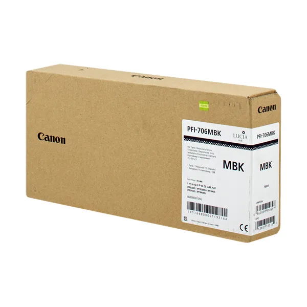 Canon PFI-706mbk Schwarz (Original)