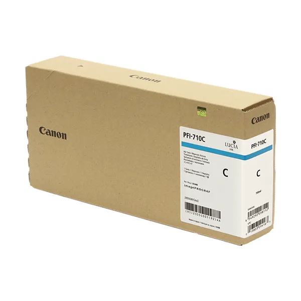 Canon PFI-710c Cyan (Original) – Originalverpackung