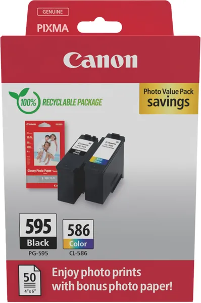 Canon PG-595+CL-586 Set (Original) – Originalverpackung