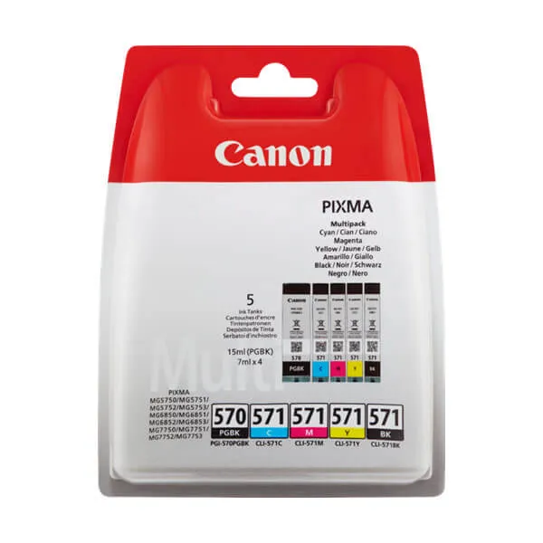 Canon PGI-570/CLI-571 (5er-Set) (Original) – Originalverpackung