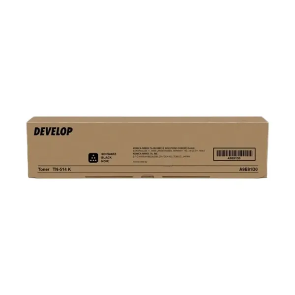 Develop TN-514K Schwarz (Original) – Originalverpackung
