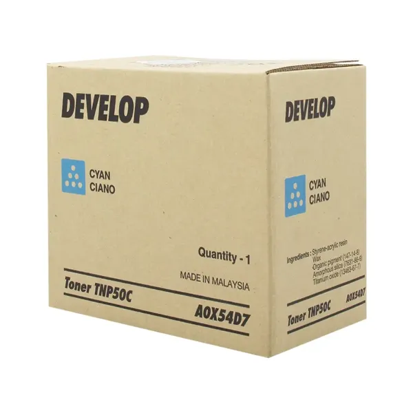 Develop TNP-50C Cyan (Original) – Originalverpackung