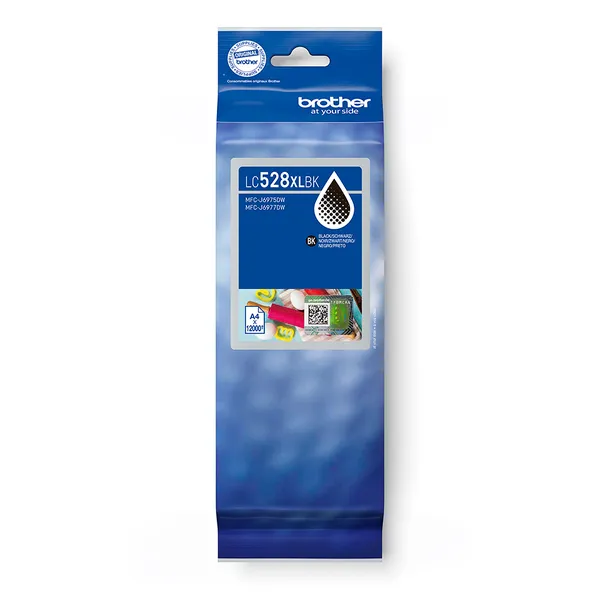 Brother LC528XLBK Schwarz (Original) – Originalverpackung