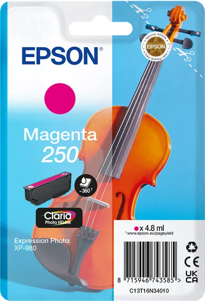Epson 250 Magenta (Original) – Originalverpackung