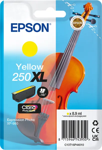 Epson 250 XL Gelb (Original) – Originalverpackung