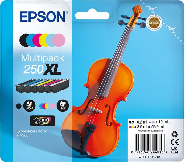 Epson 250 XL (6er-Set) (Original)