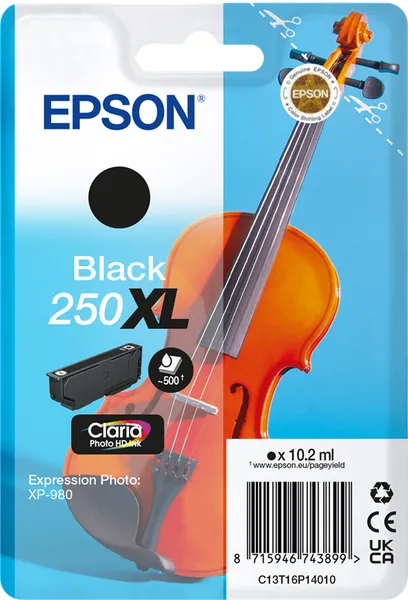 Epson 250 XL Schwarz (Original) – Originalverpackung