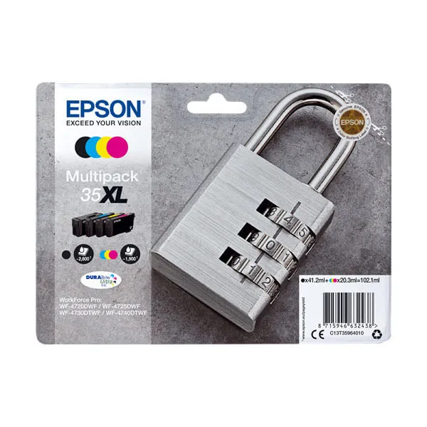 Epson T35XL (4er-Set) (Original) – Originalverpackung