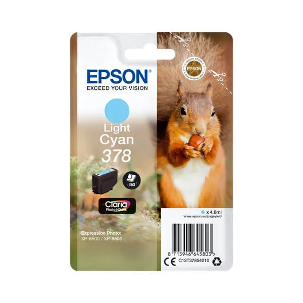 Epson 378 Hell-Cyan (Original) – Originalverpackung
