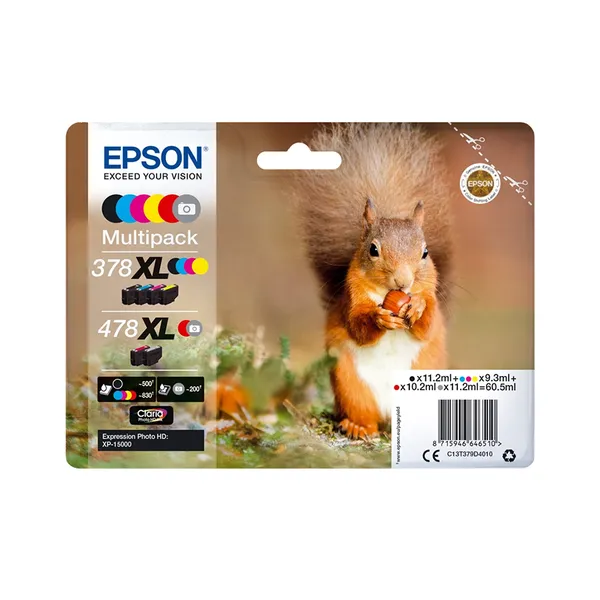 Epson 378XL/478XL Set (Original) – Originalverpackung