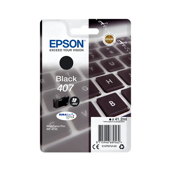 Epson 407 Schwarz (Original)