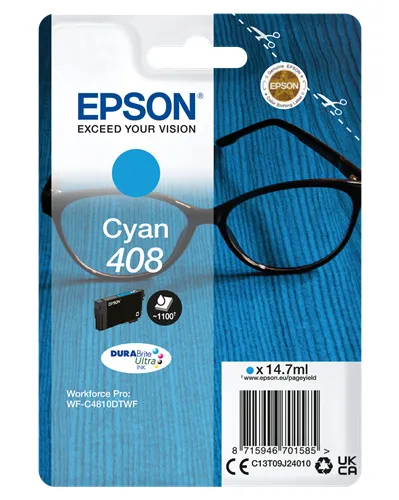 Epson 408 Cyan (Original) – Originalverpackung