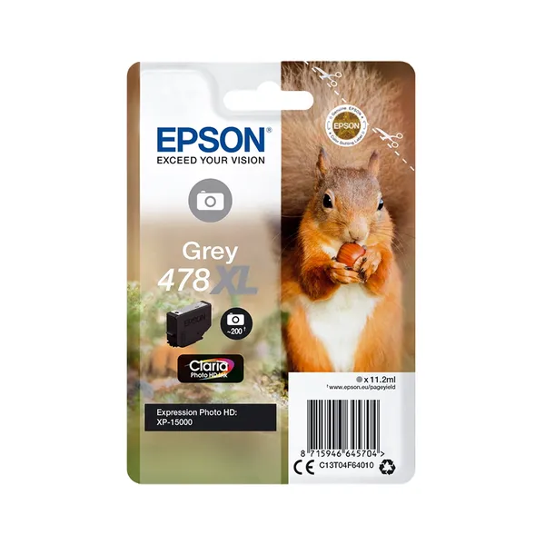Epson 478XL Grau (Original) – Originalverpackung