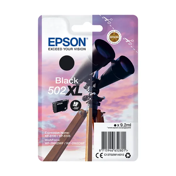 Epson 502XL Schwarz (Original)