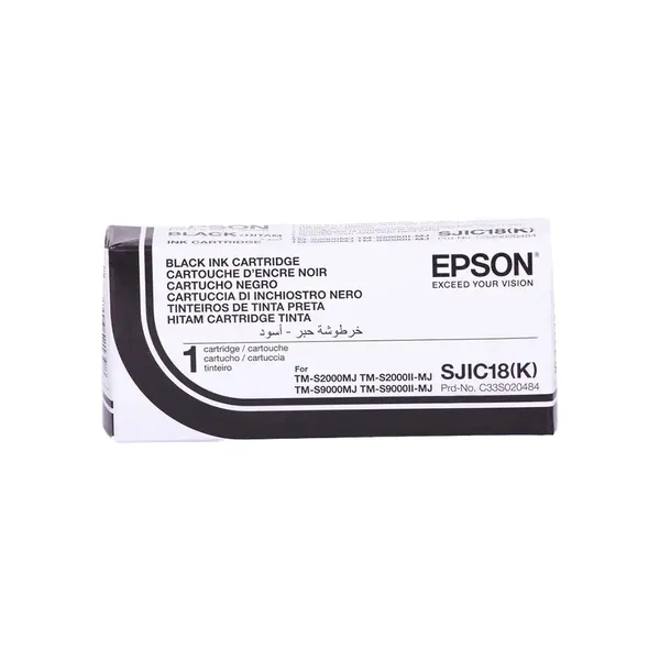 Epson SJIC18 Schwarz (Original)