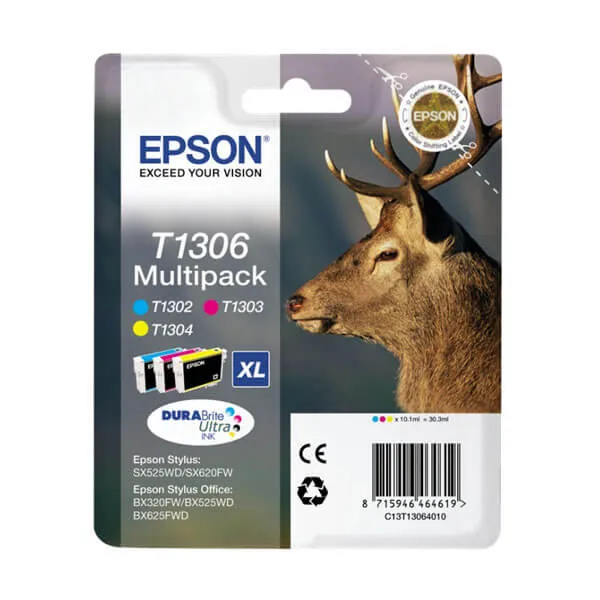 Epson T1306 XL (3er-Set) (Original)