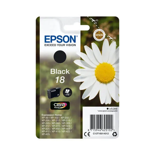 Epson T1801 Schwarz (Original)