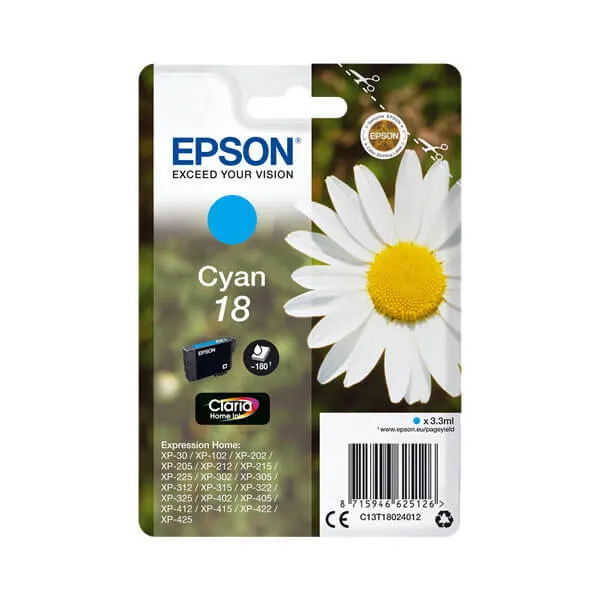 Epson 18 Cyan (Original)