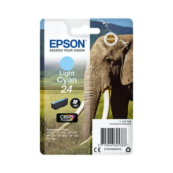 Epson T2425 Hell-Cyan (Original)