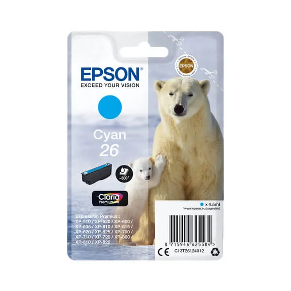 Epson 26 Cyan (Original)