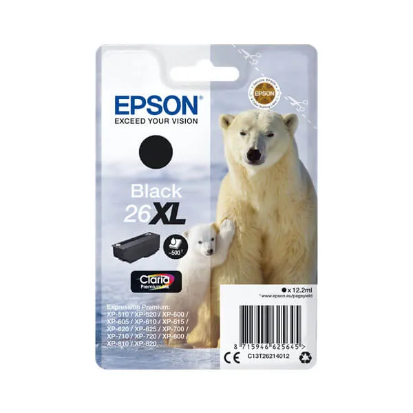 Epson T2621 Schwarz (Original)