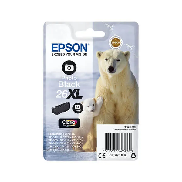 Epson T2631 Photo-Schwarz (Original)