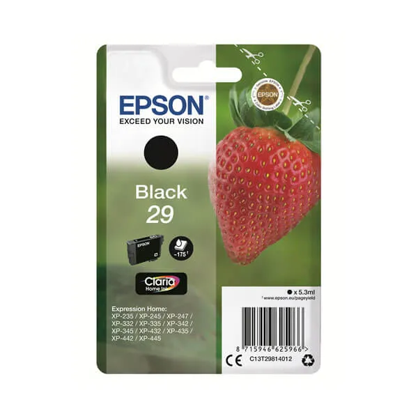 Epson T2981 Schwarz (Original) – Originalverpackung