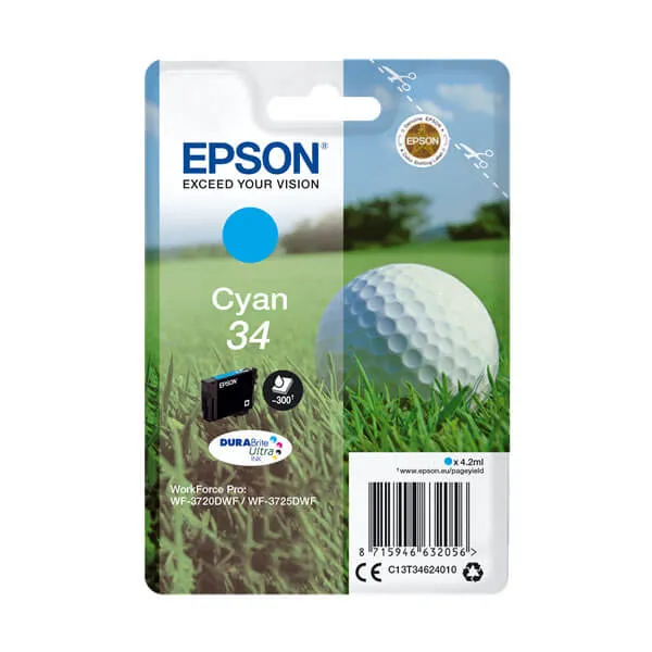 Epson 34 Cyan (Original)