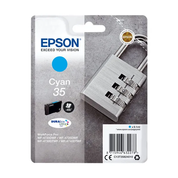 Epson 35 Cyan (Original) – Originalverpackung