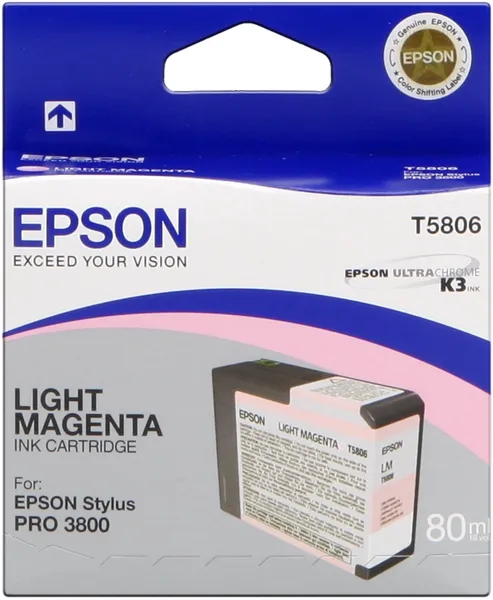 Epson T5806 Hell-Magenta (Original) – Originalverpackung