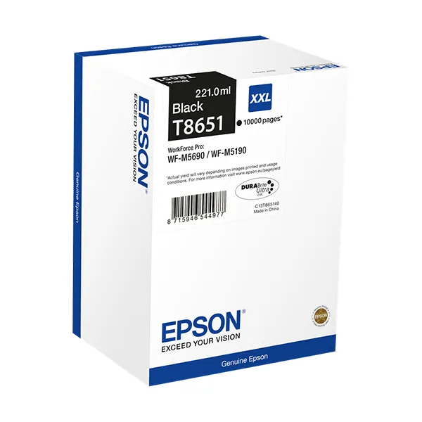 Epson T8651 Schwarz (Original) – Originalverpackung