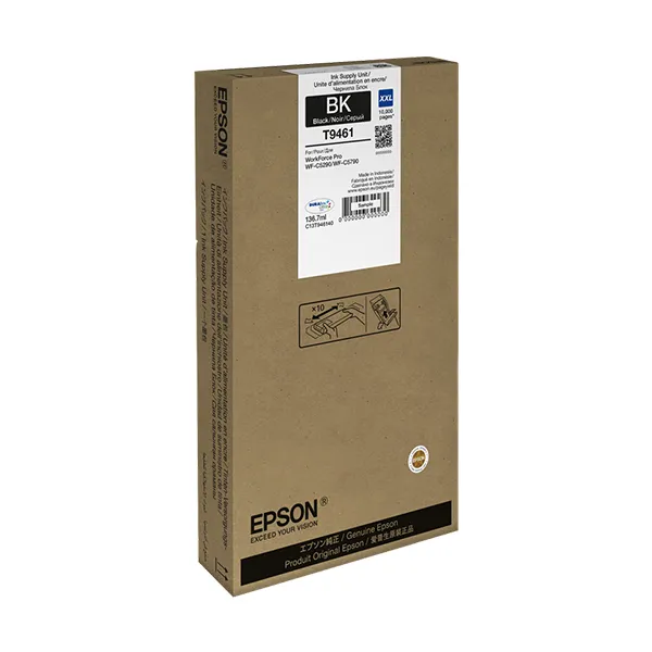 Epson T9461 XXL Schwarz (Original) – Originalverpackung