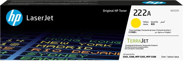 HP 222A Gelb (Original) – Originalverpackung