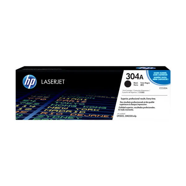 HP CC530A Schwarz (Original)