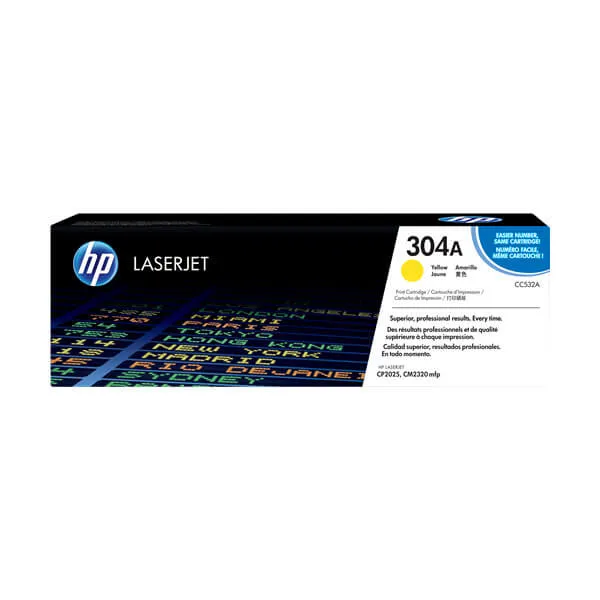 HP CC532A Gelb (Original) – Originalverpackung