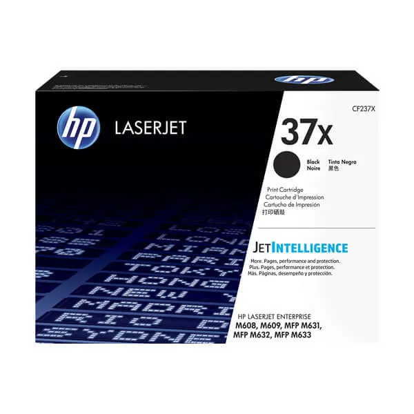HP 37X Schwarz (Original) – Originalverpackung
