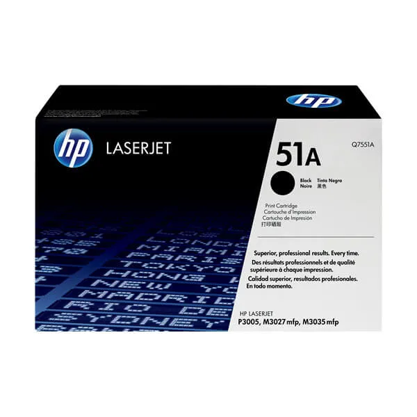 HP Q7551A Schwarz (Original) – Originalverpackung