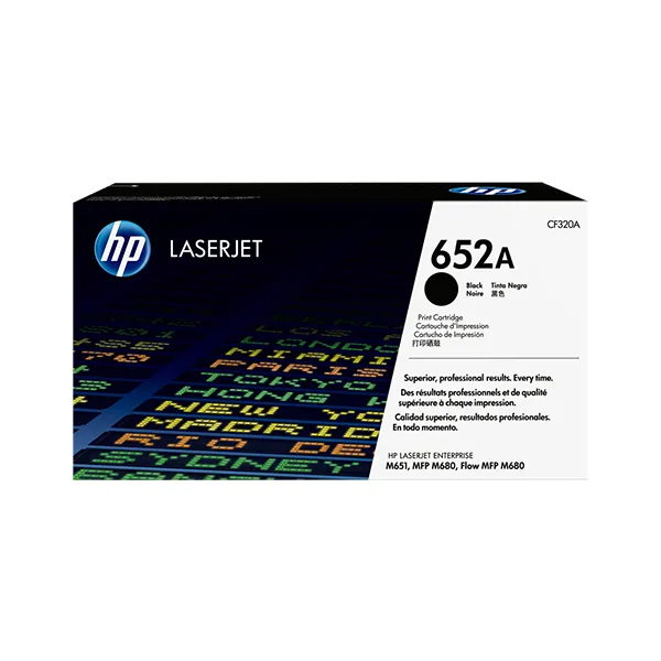 HP 652A Schwarz (Original) – Originalverpackung