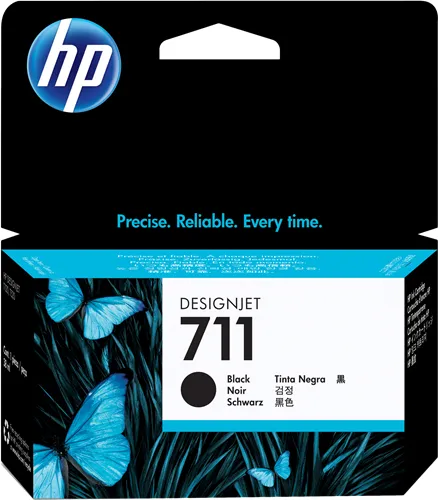 HP 711 Schwarz (Original) – Originalverpackung