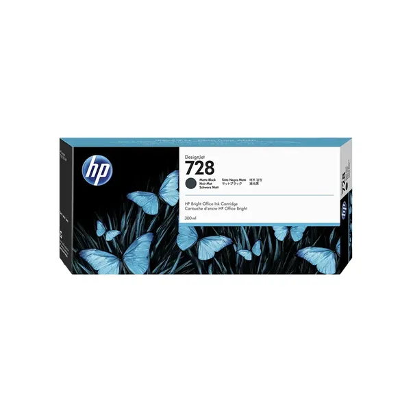 HP 728 Schwarz (Original) – Originalverpackung