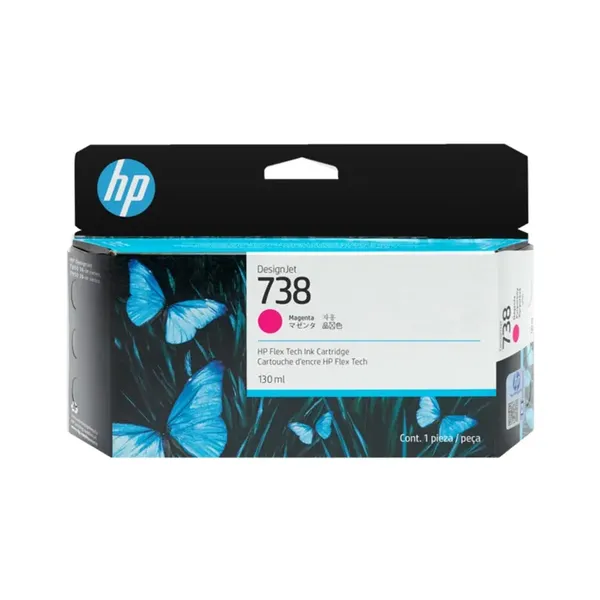 HP 738 Magenta (Original) – Originalverpackung