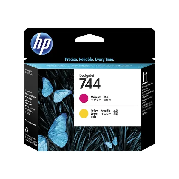 HP 744 Magenta (Original) – Originalverpackung