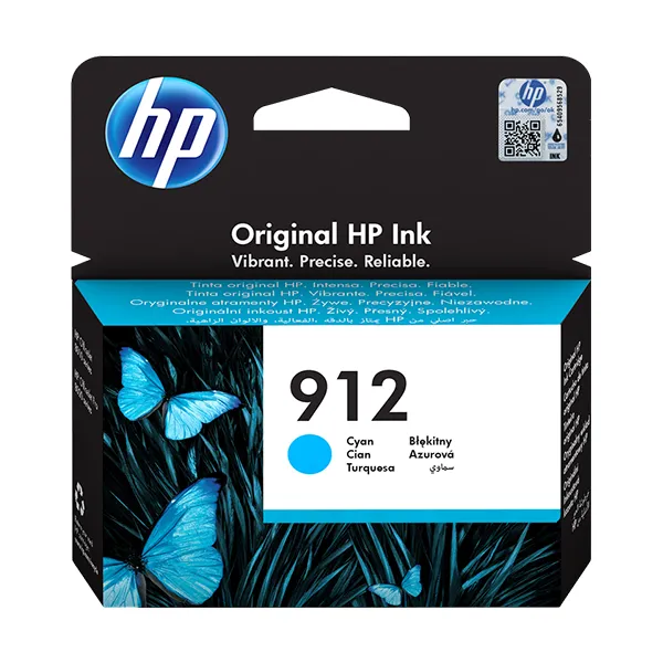 HP 912 Cyan (Original) – Originalverpackung