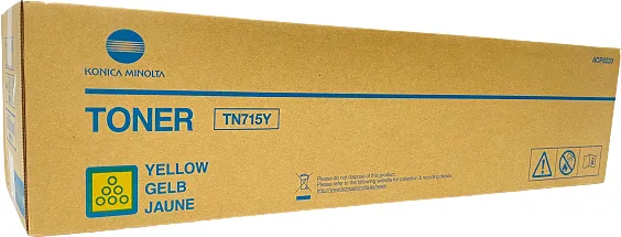 Konica Minolta TN-715Y Gelb (Original) – Originalverpackung