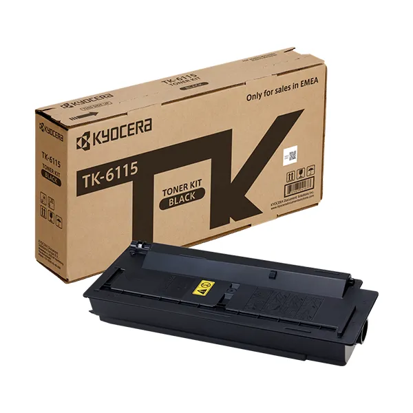 Kyocera TK-6115 Schwarz (Original) – Originalverpackung
