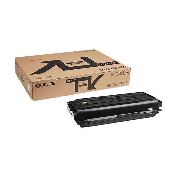 Kyocera TK-7125 Schwarz (Original) – Originalverpackung
