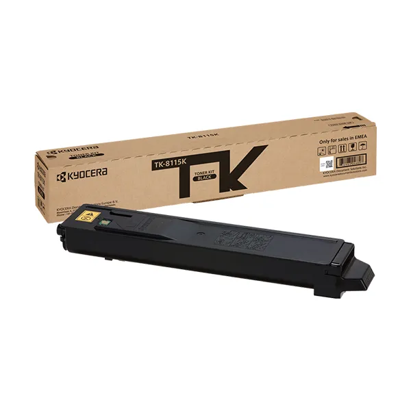 Kyocera TK-8115K Schwarz (Original) – Originalverpackung