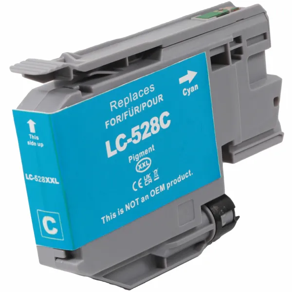 Brother LC528C Cyan kompatibel