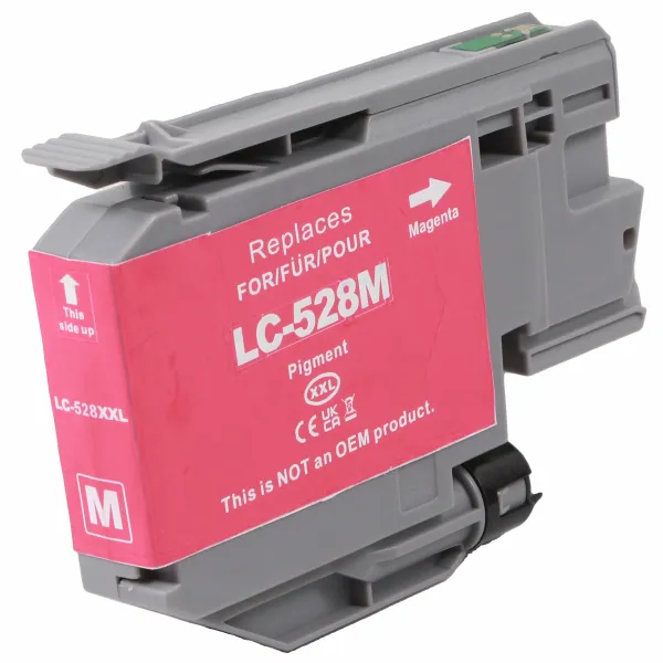 Brother LC528M Magenta kompatibel – Kartusche ohne Verpackung